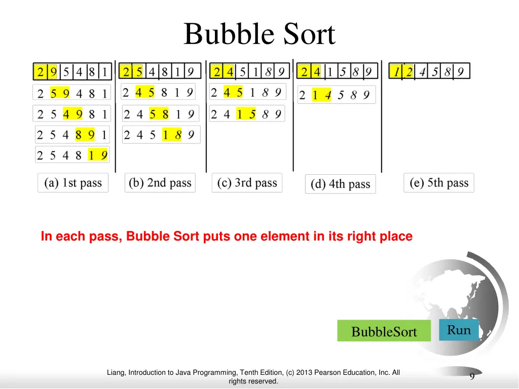 bubble sort