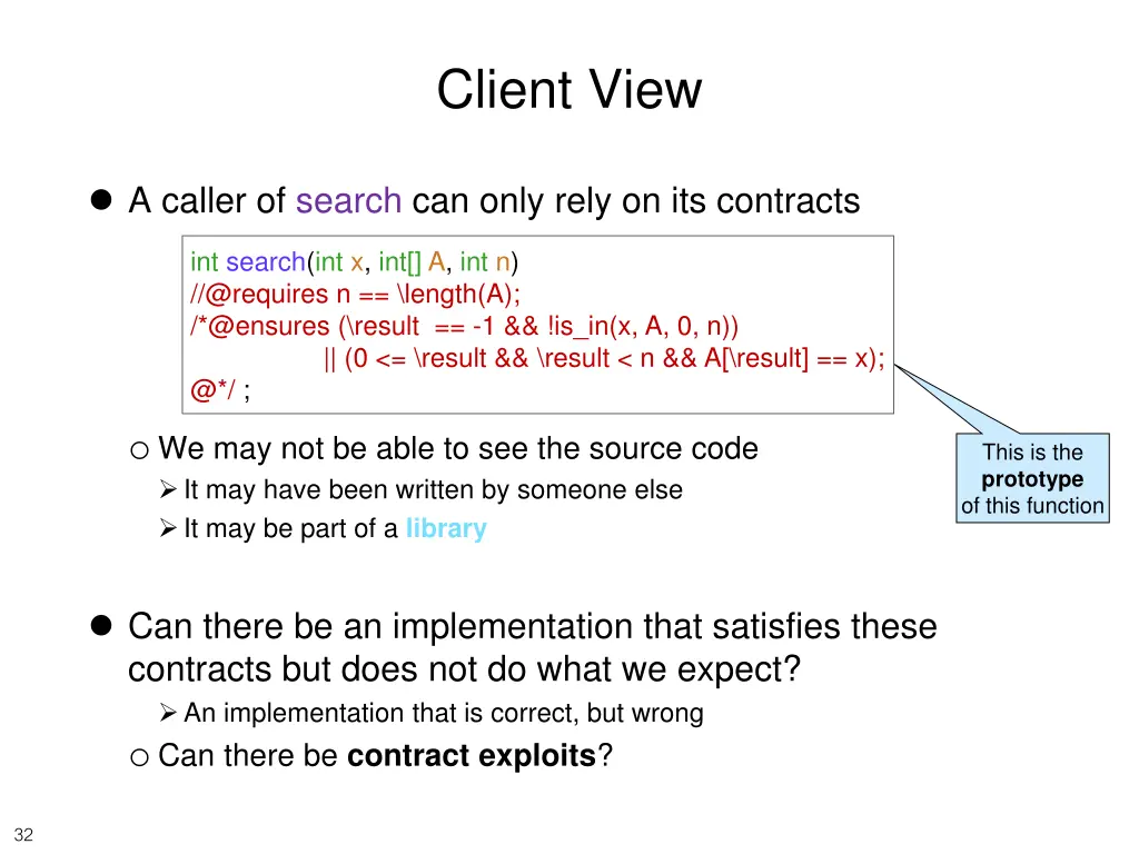 client view