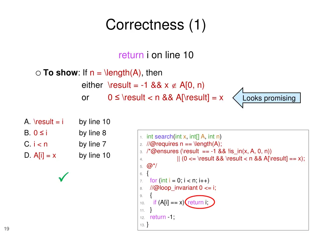 correctness 1 1