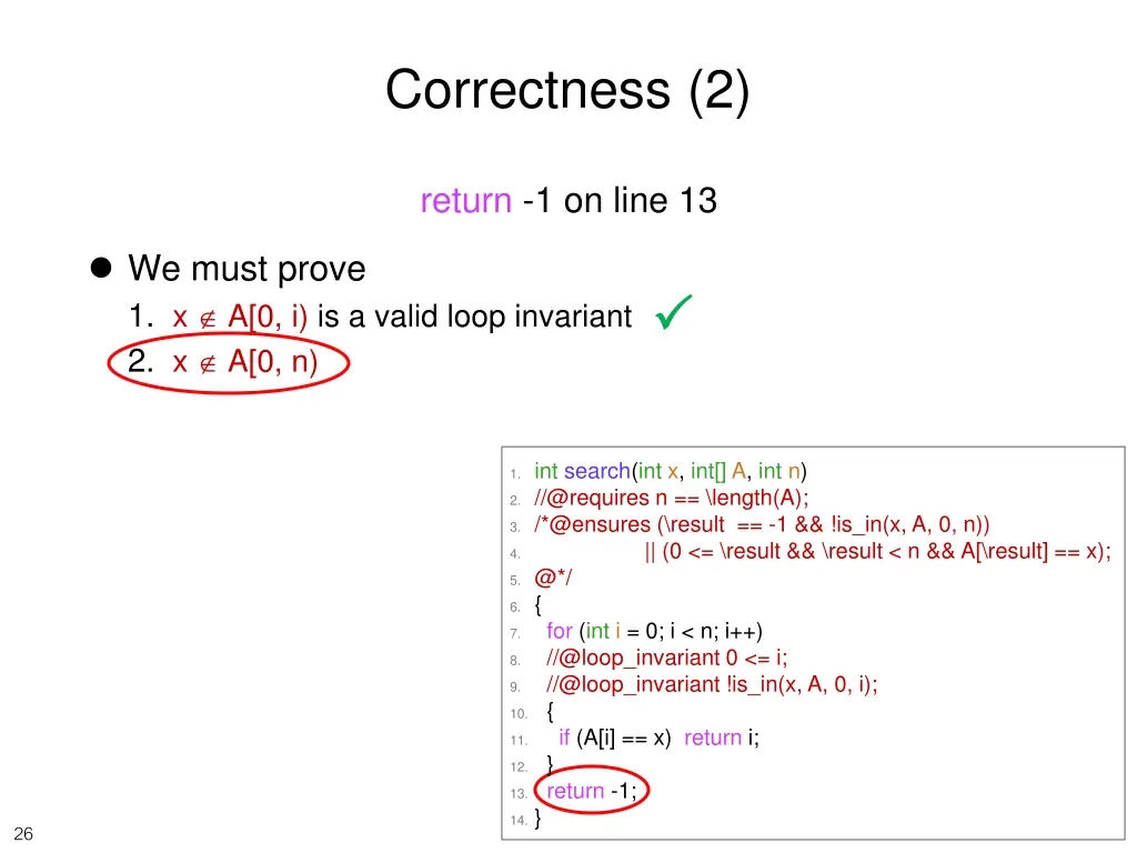correctness 2 3