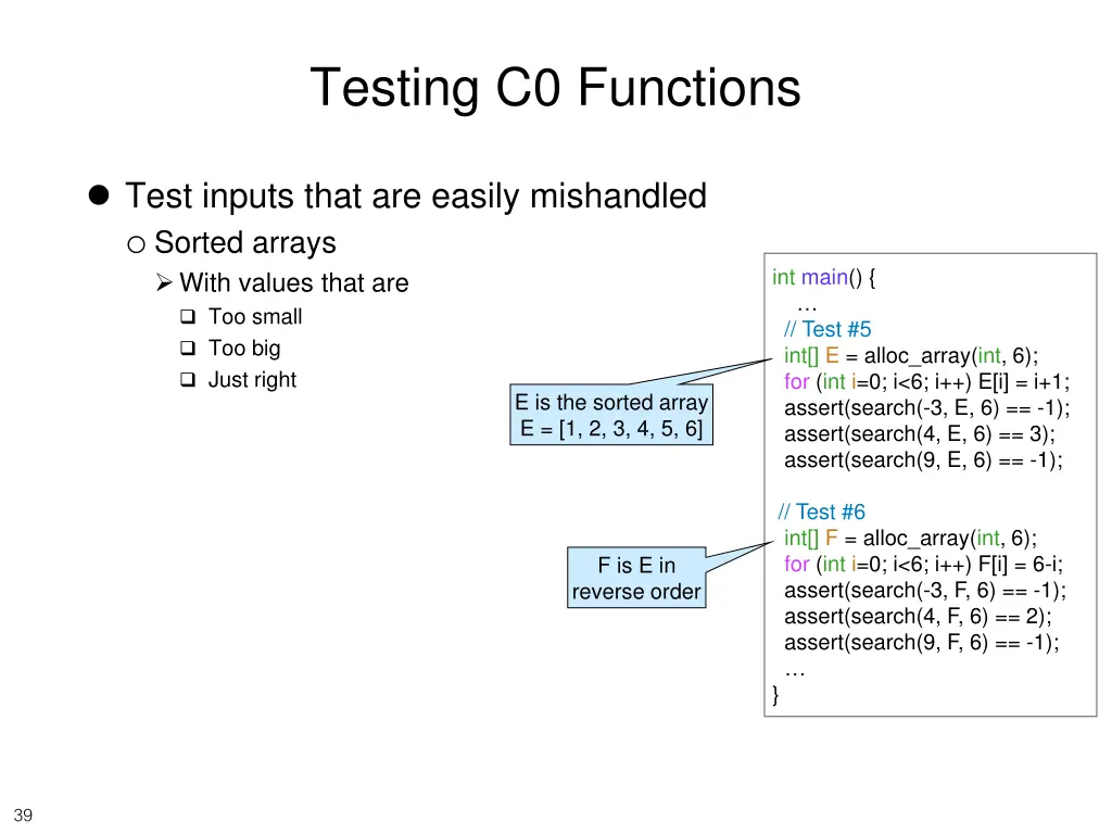testing c0 functions 3
