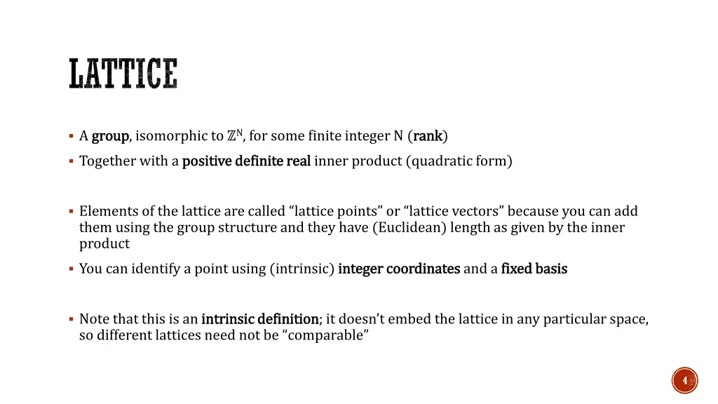 lattice