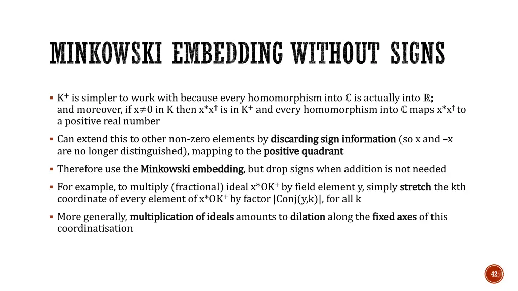 minkowski embedding without signs