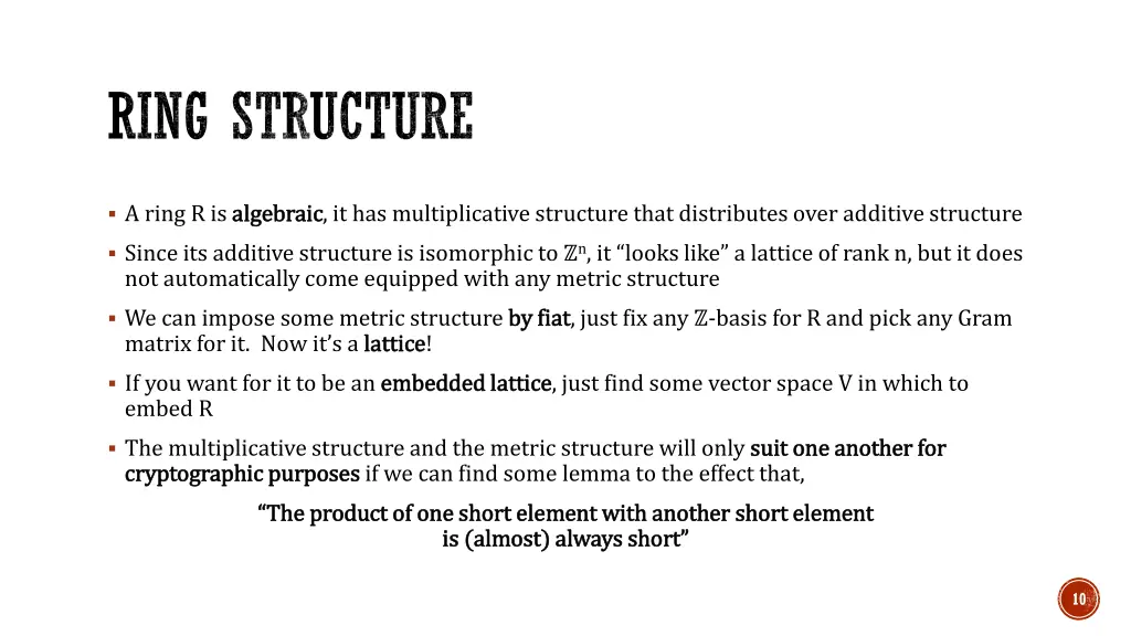 ring structure