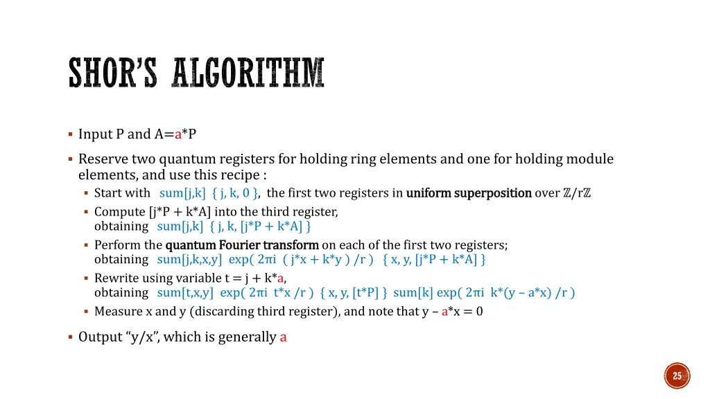 shor s algorithm