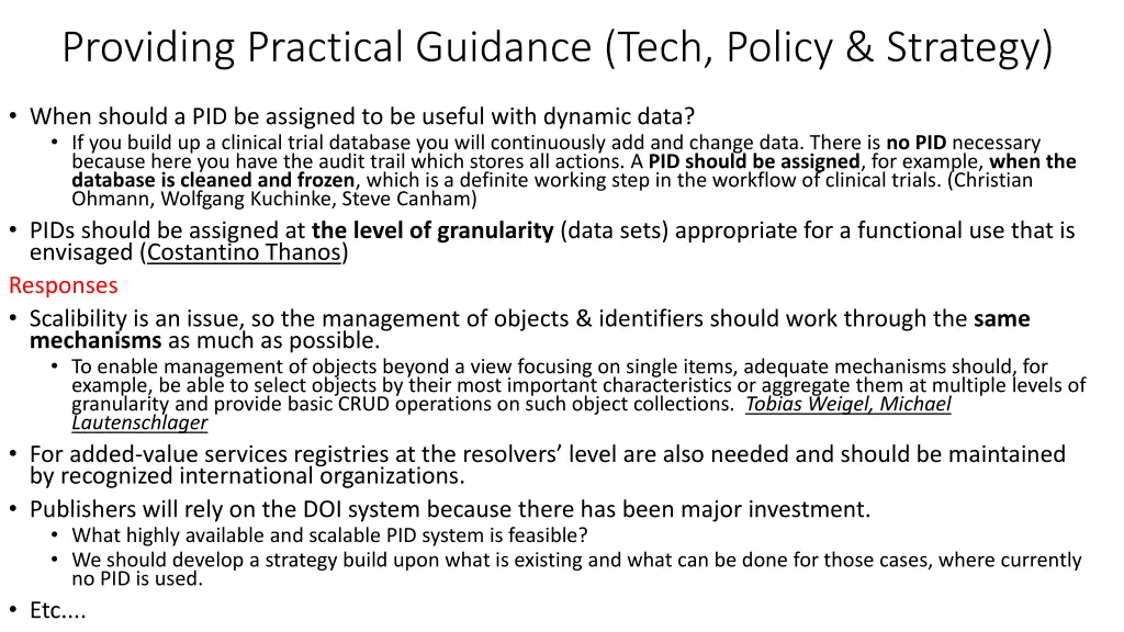 providing practical guidance tech policy strategy