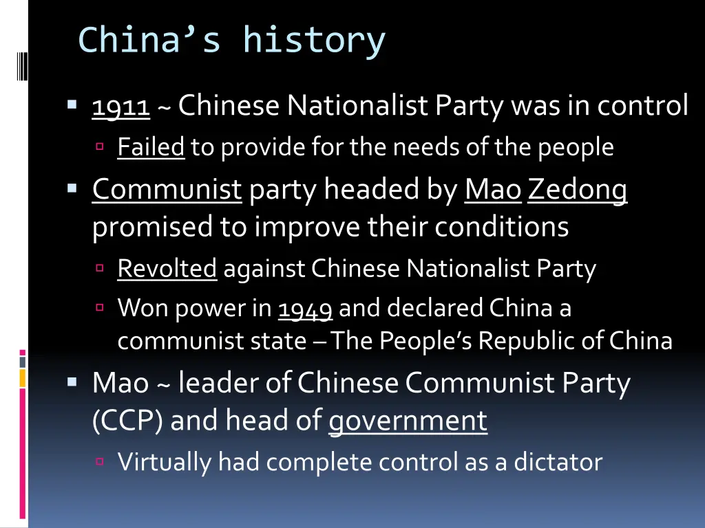 china s history