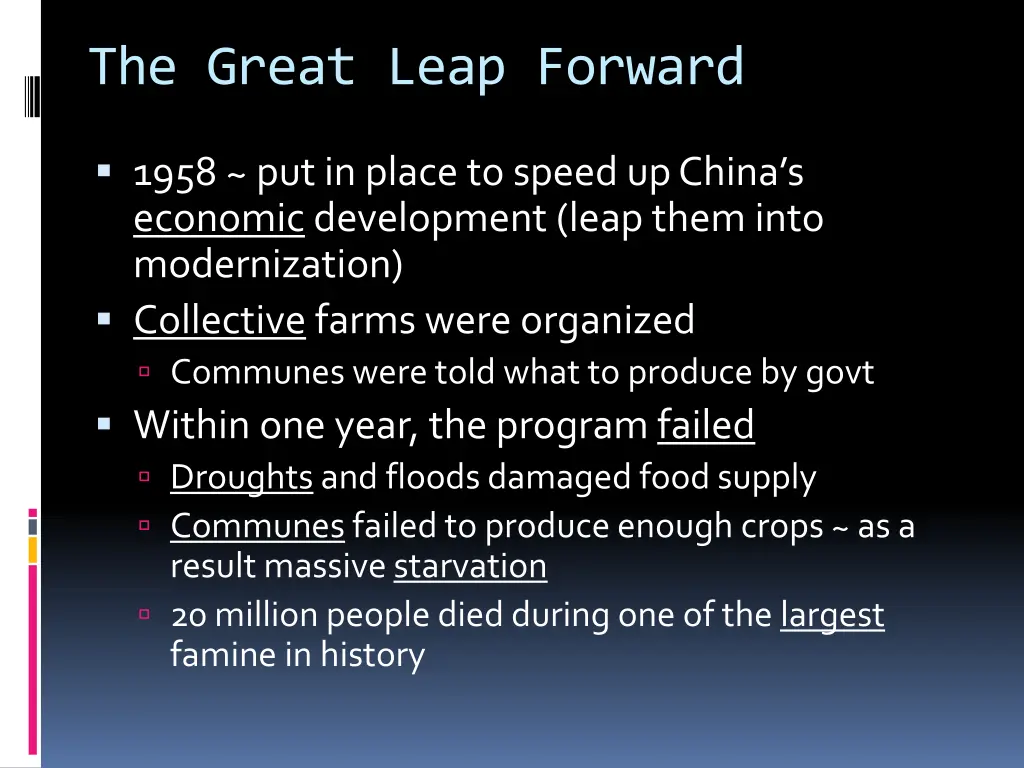 the great leap forward