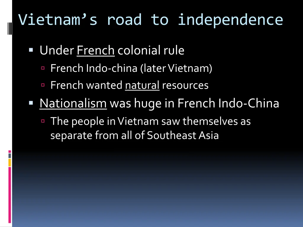 vietnam s road to independence