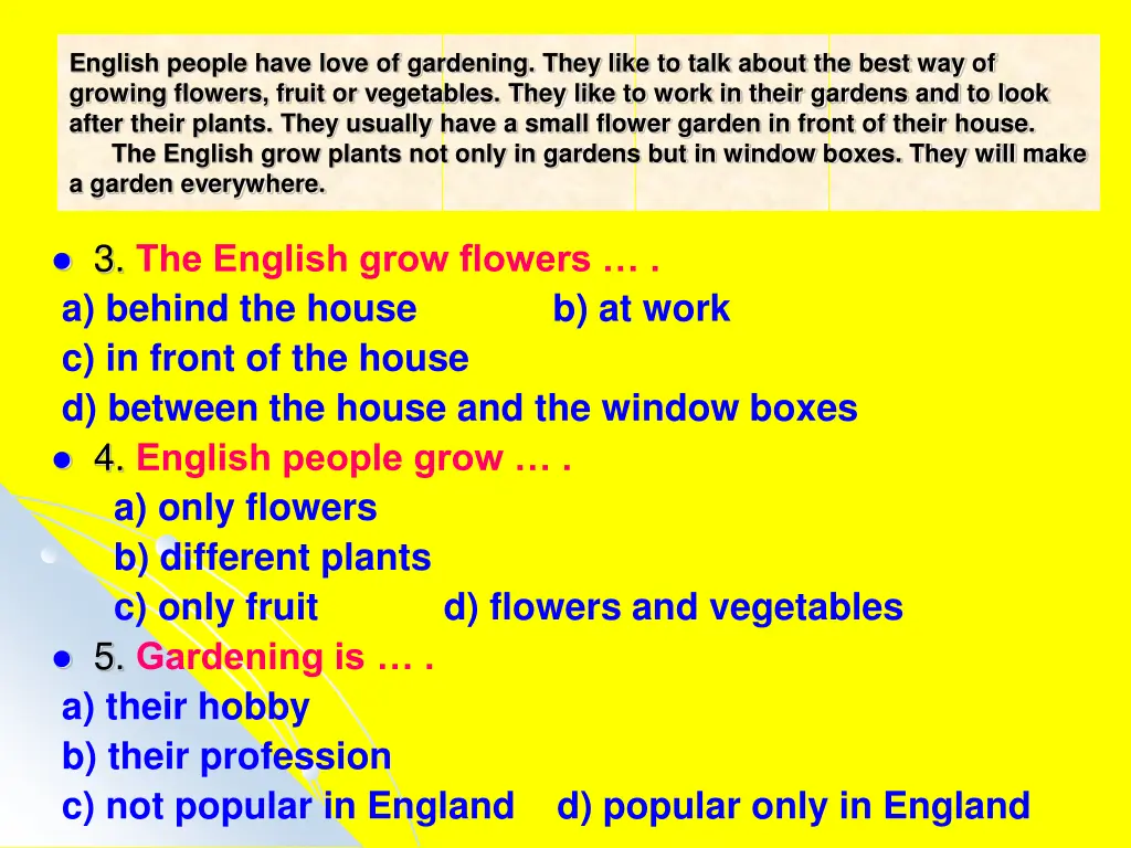 english people have love of gardening they like 1