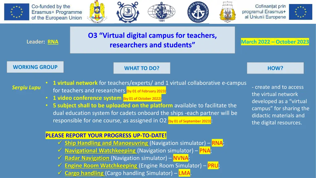 o3 virtual digital campus for teachers