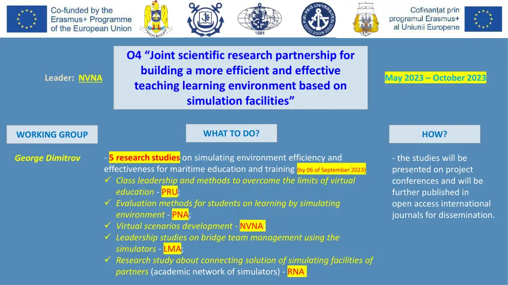 o4 joint scientific research partnership