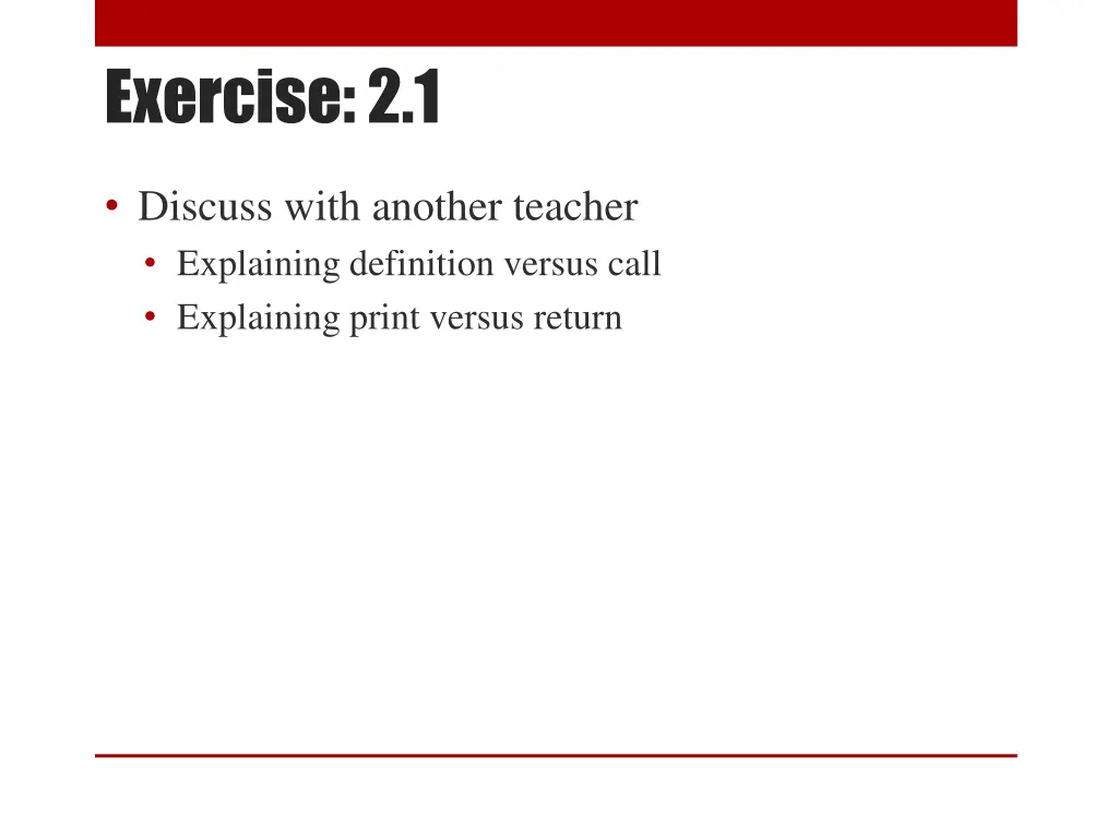exercise 2 1