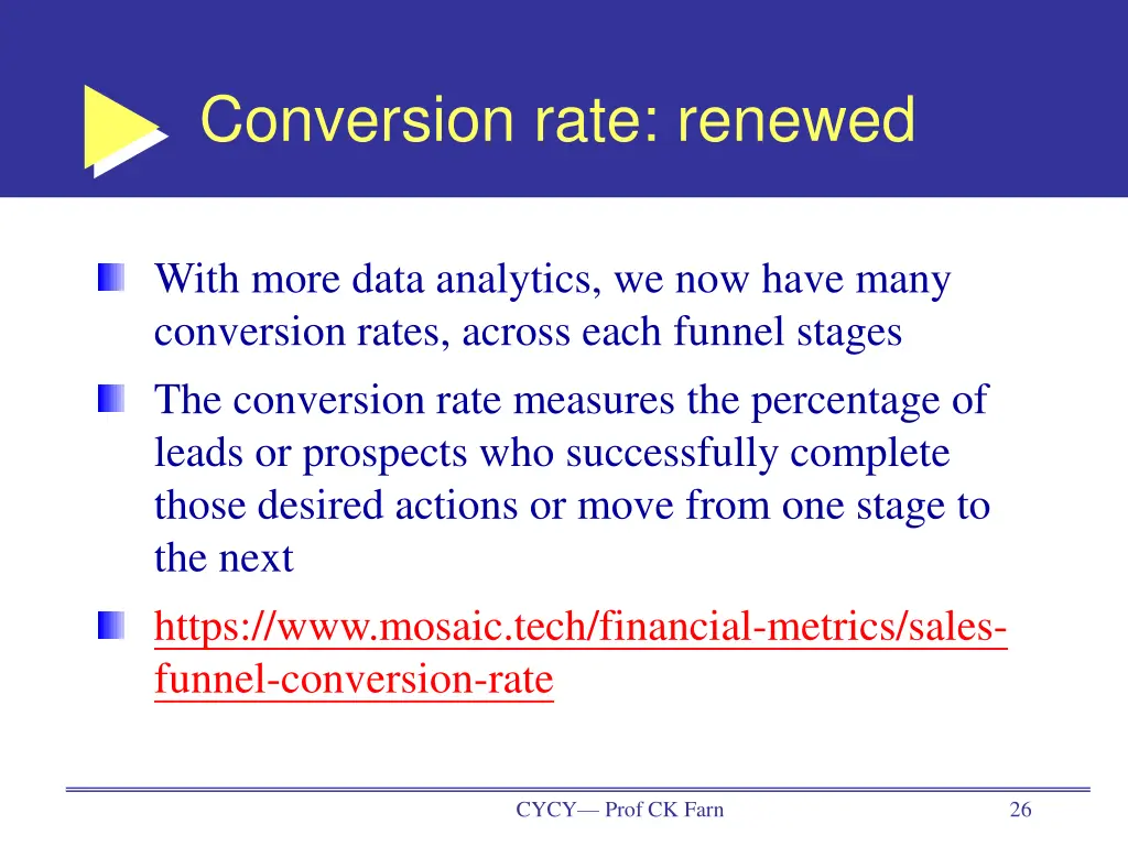 conversion rate renewed