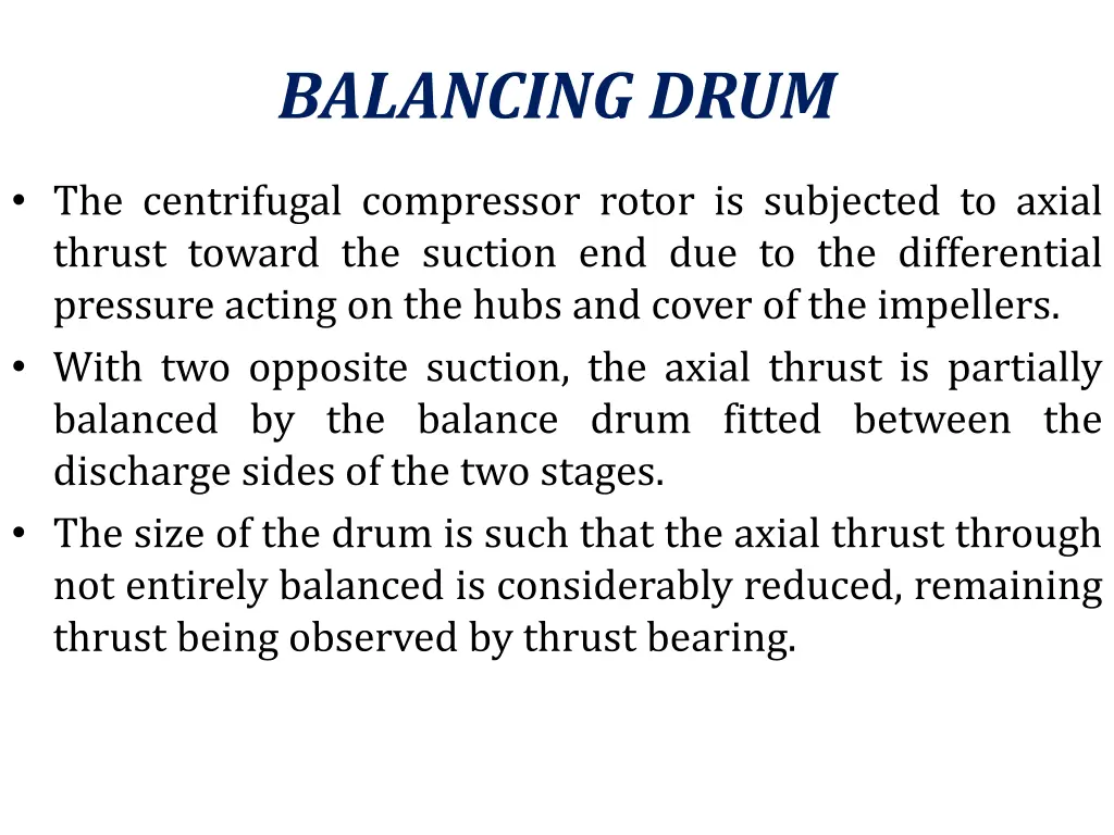balancing drum