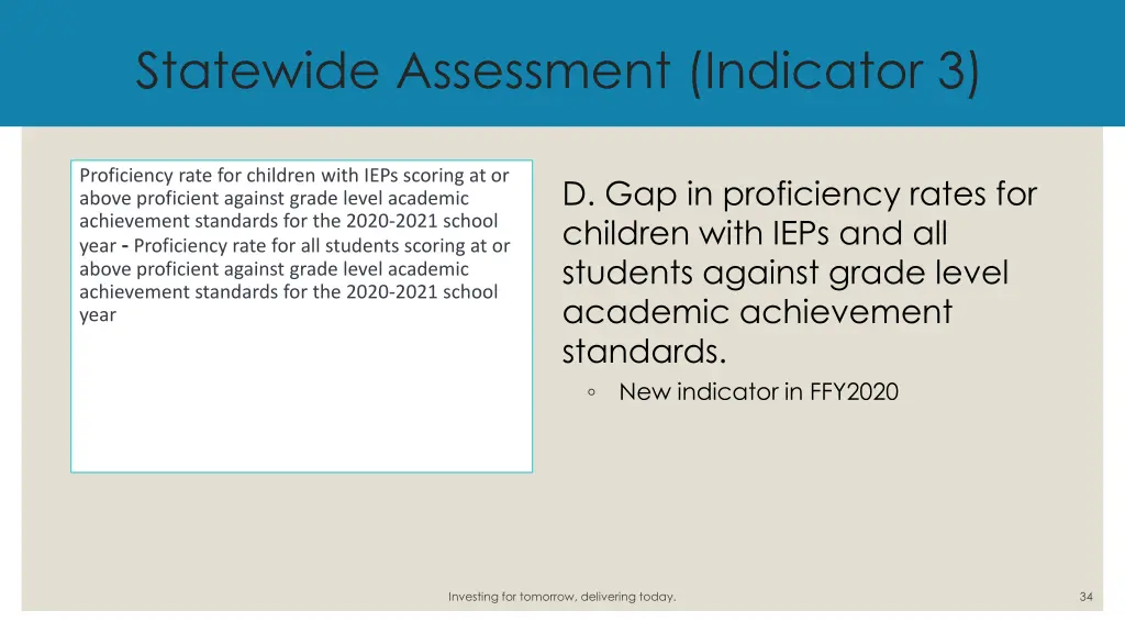 statewide assessment indicator 3 1