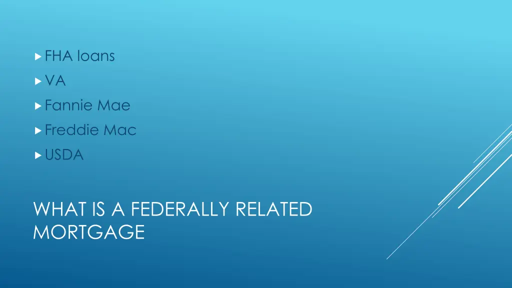 fha loans