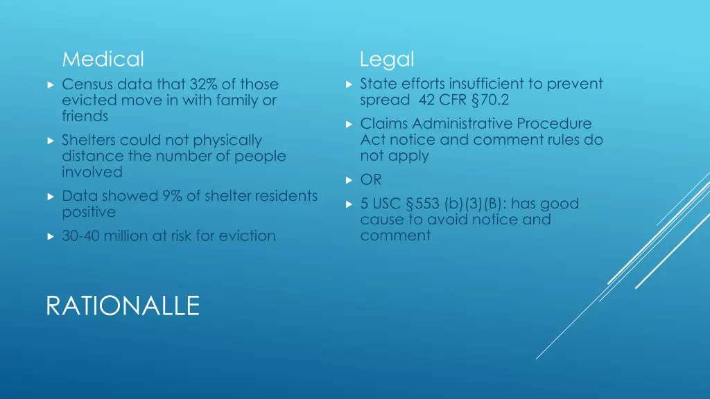 medical census data that 32 of those evicted move