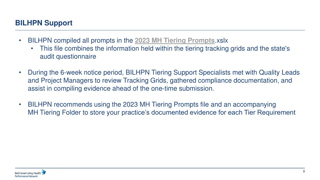 bilhpn support