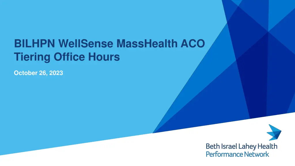 bilhpn wellsense masshealth aco tiering office