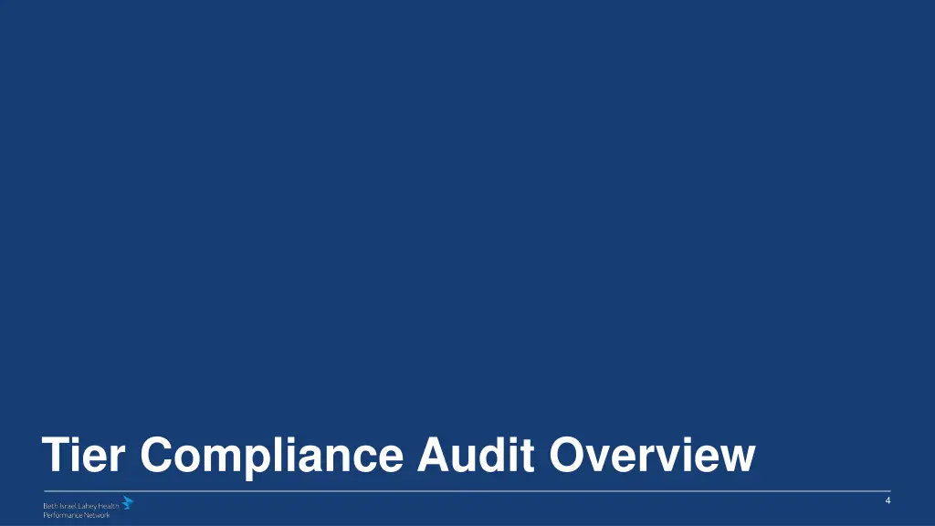 tier compliance audit overview
