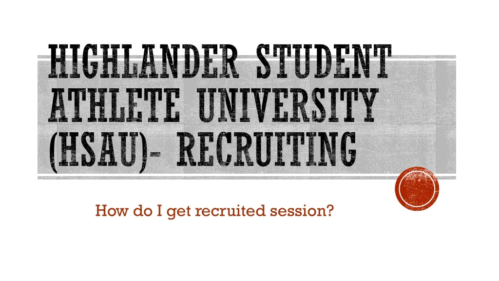 highlander student athlete university hsau