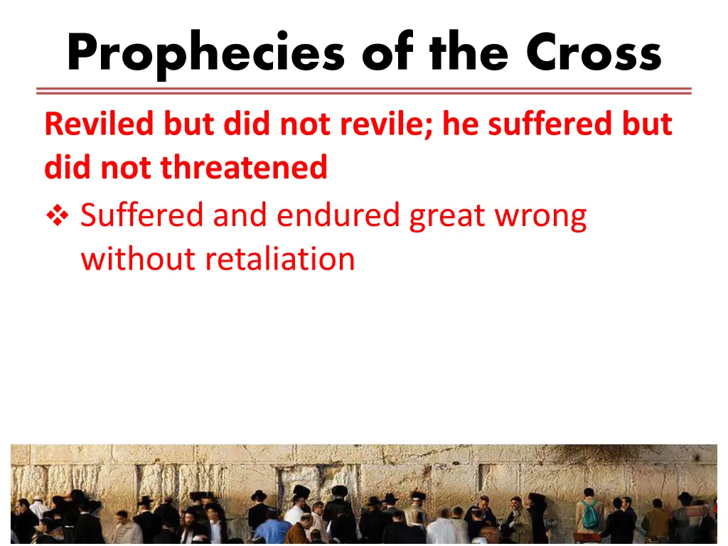 prophecies of the cross 1