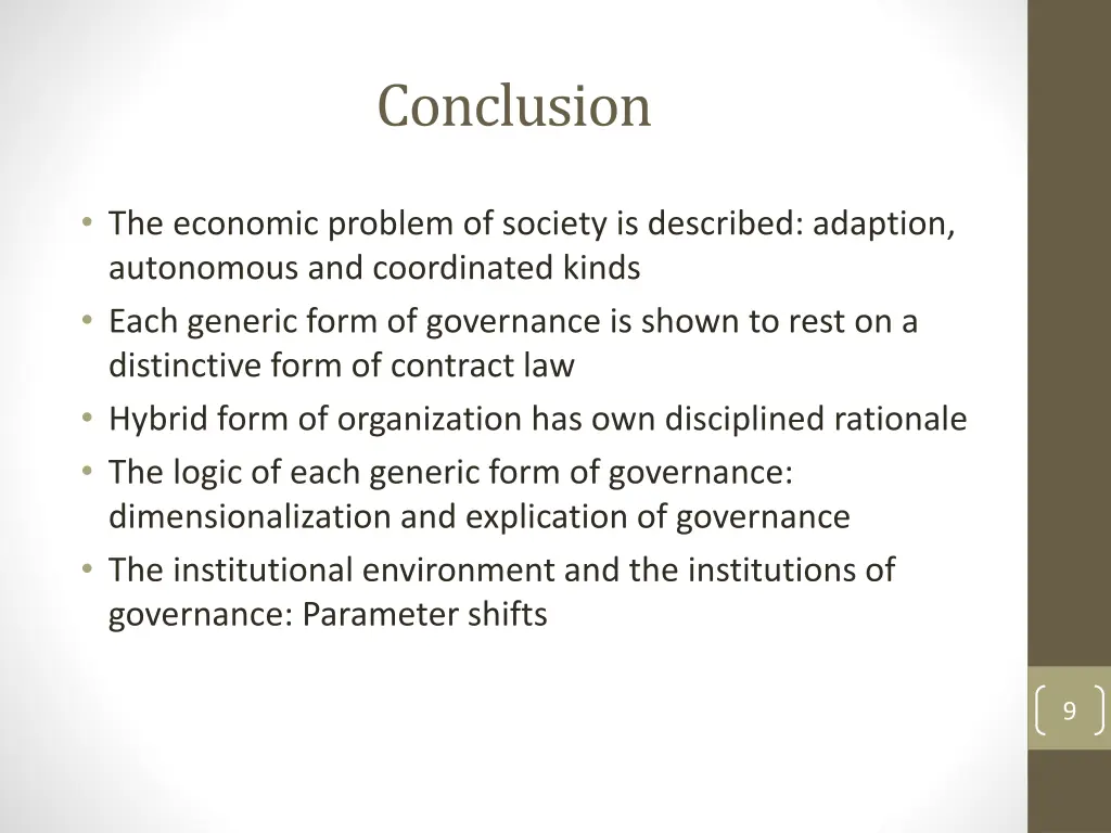 conclusion