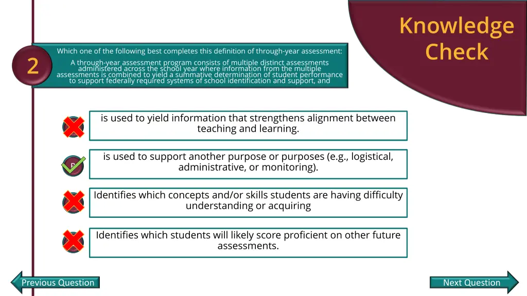 knowledge check 1