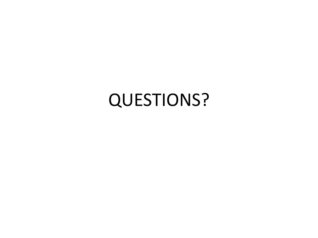questions