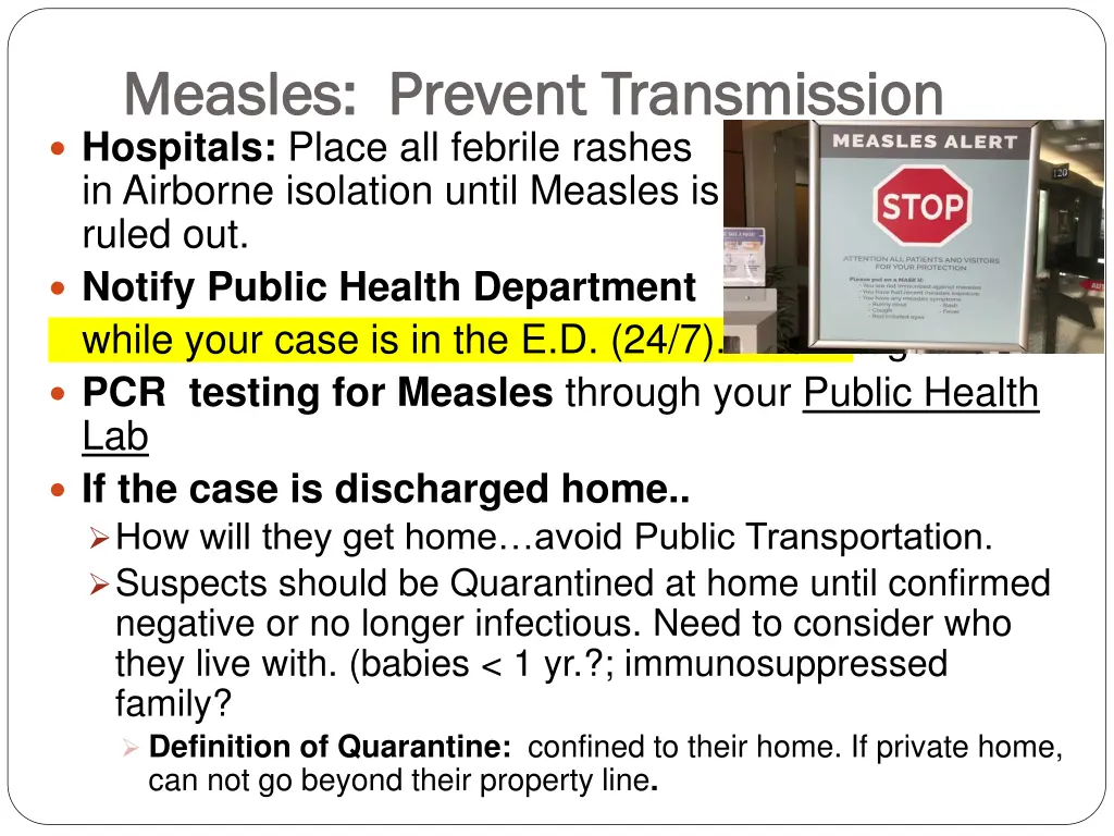 measles prevent transmission measles prevent