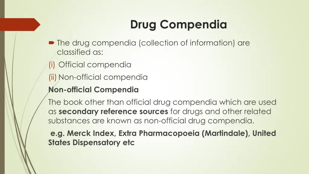 drug compendia