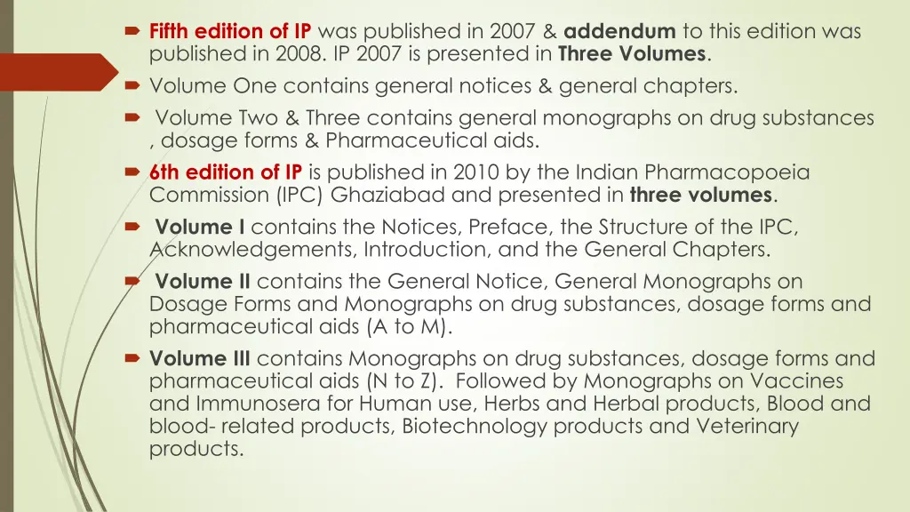 fifth edition of ip was published in 2007