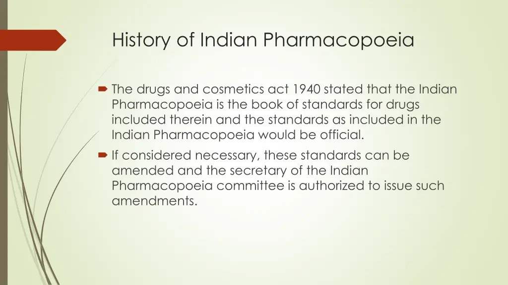 history of indian pharmacopoeia 2