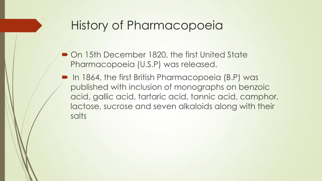 history of pharmacopoeia