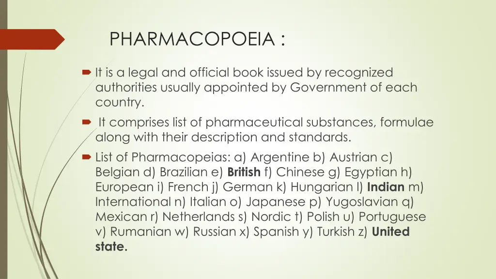 pharmacopoeia 2