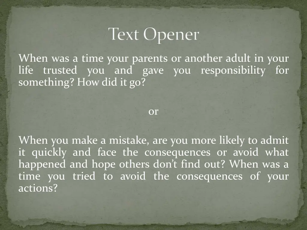 text opener