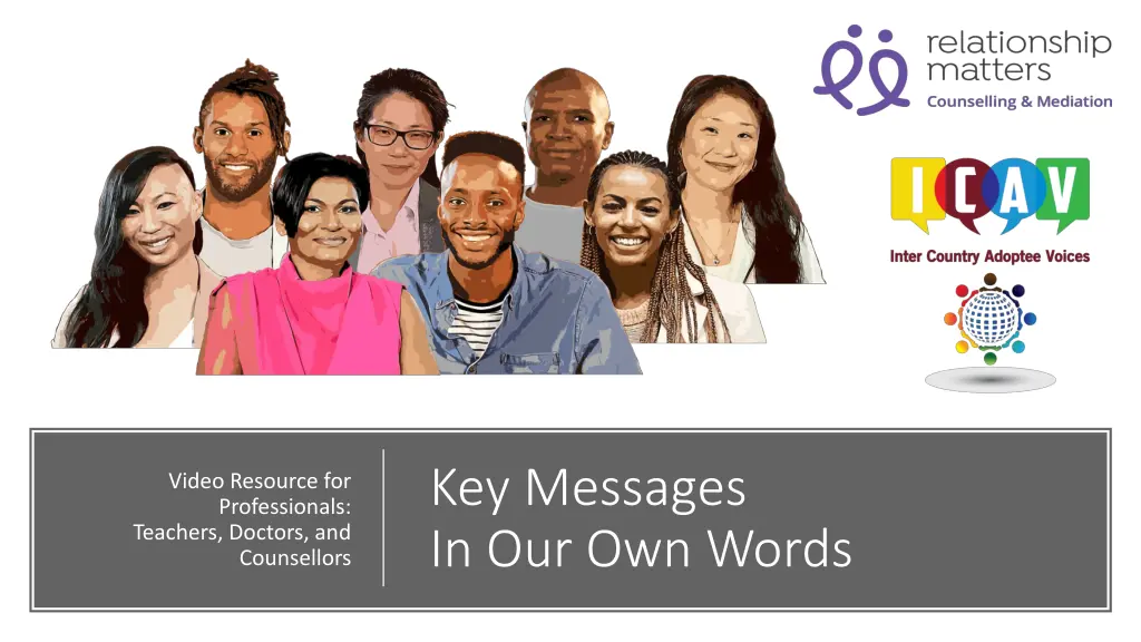 key messages in our own words