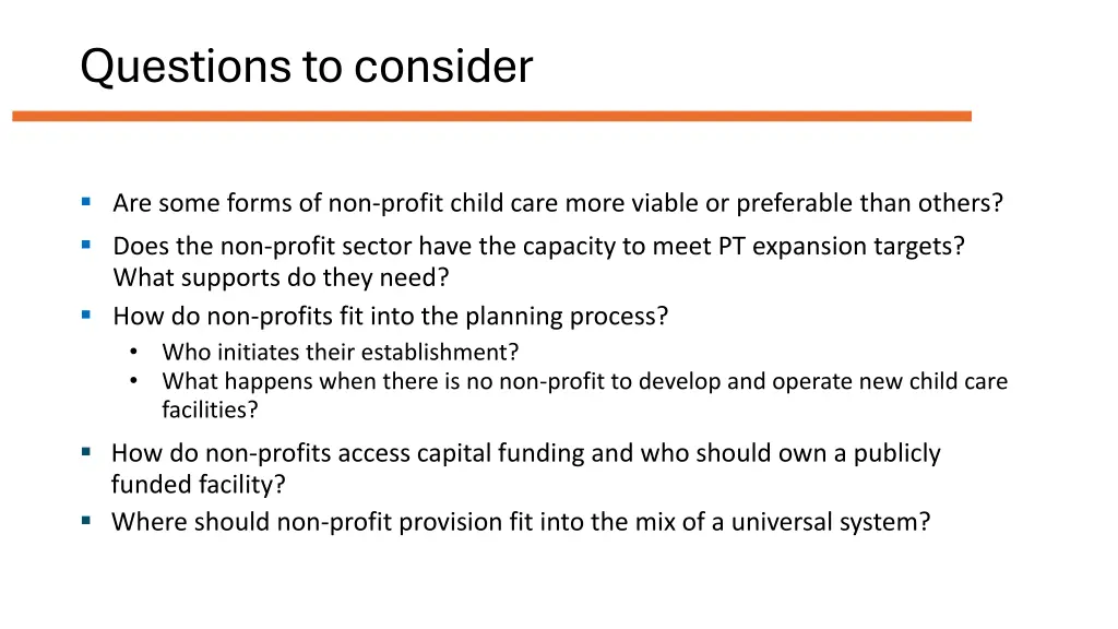questions to consider