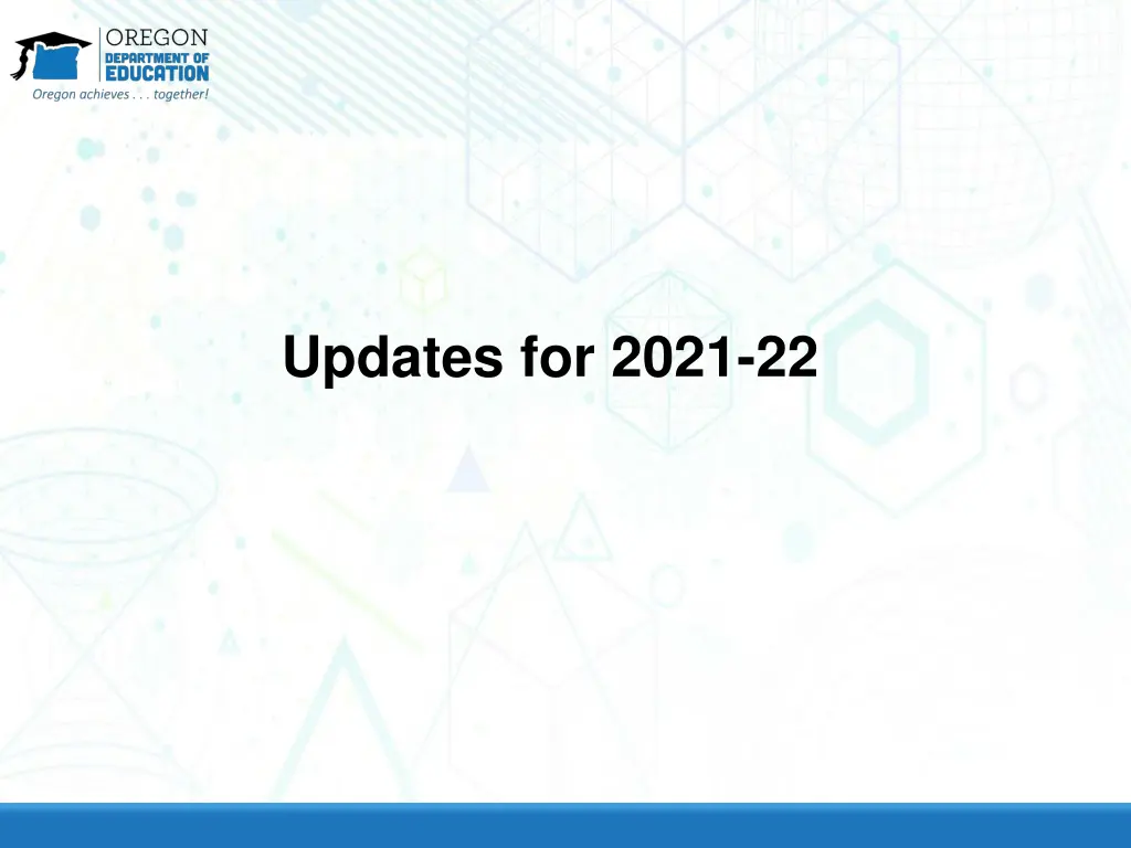 updates for 2021 22