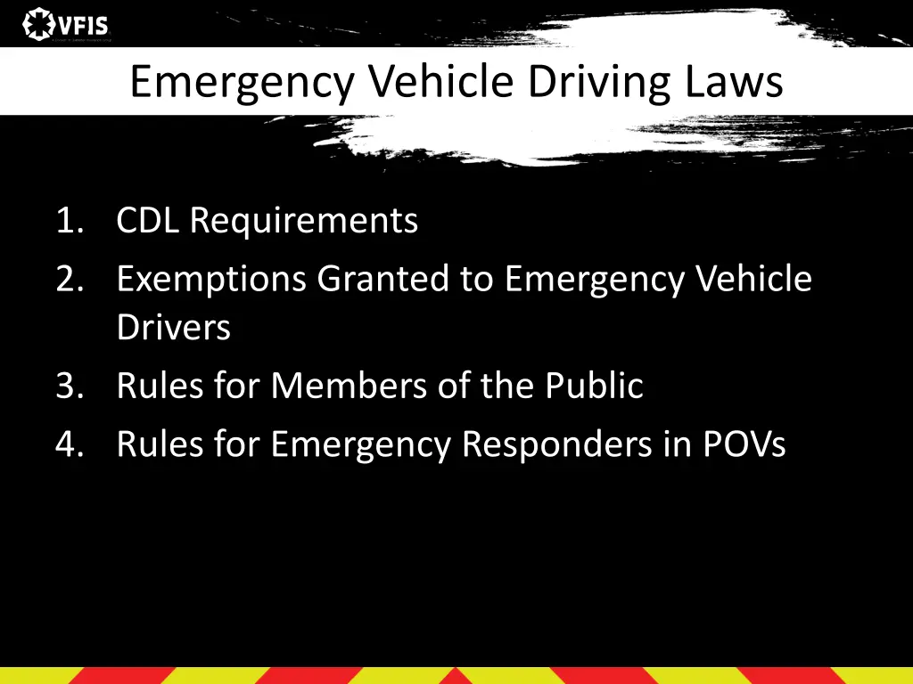emergency vehicle driving laws