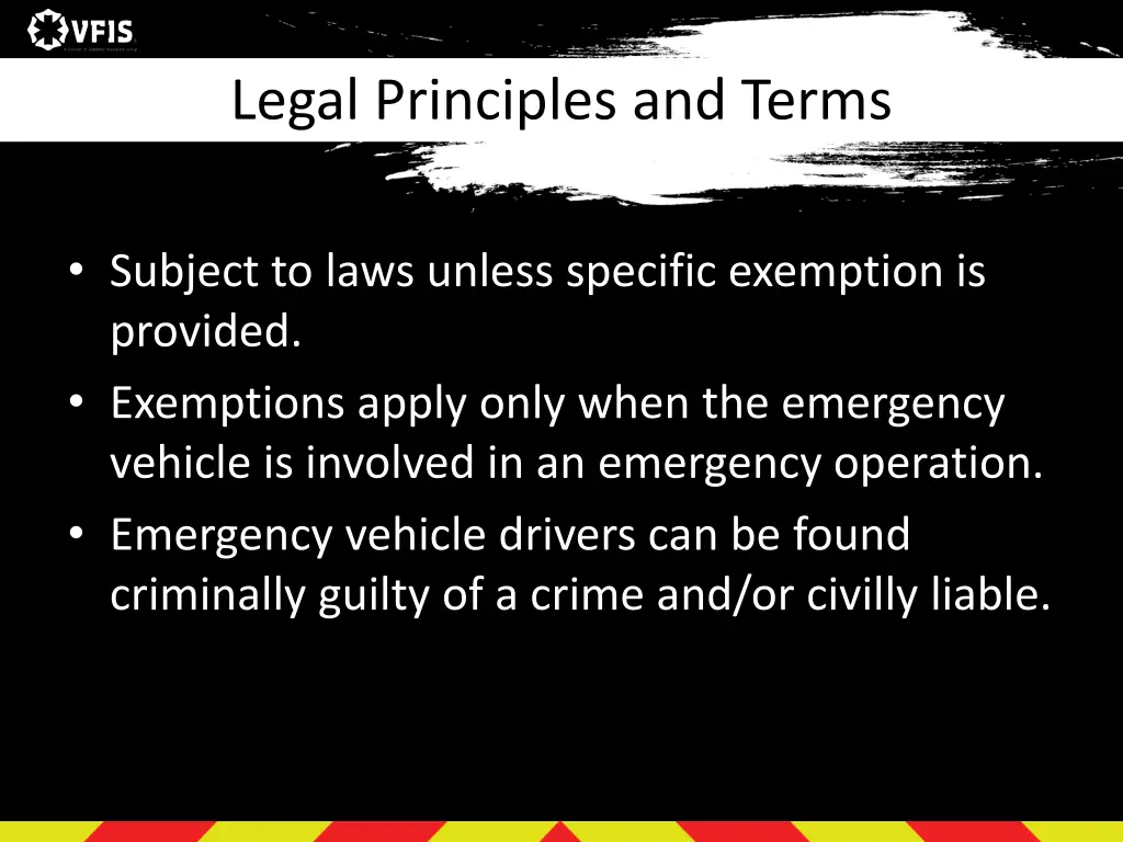 legal principles and terms