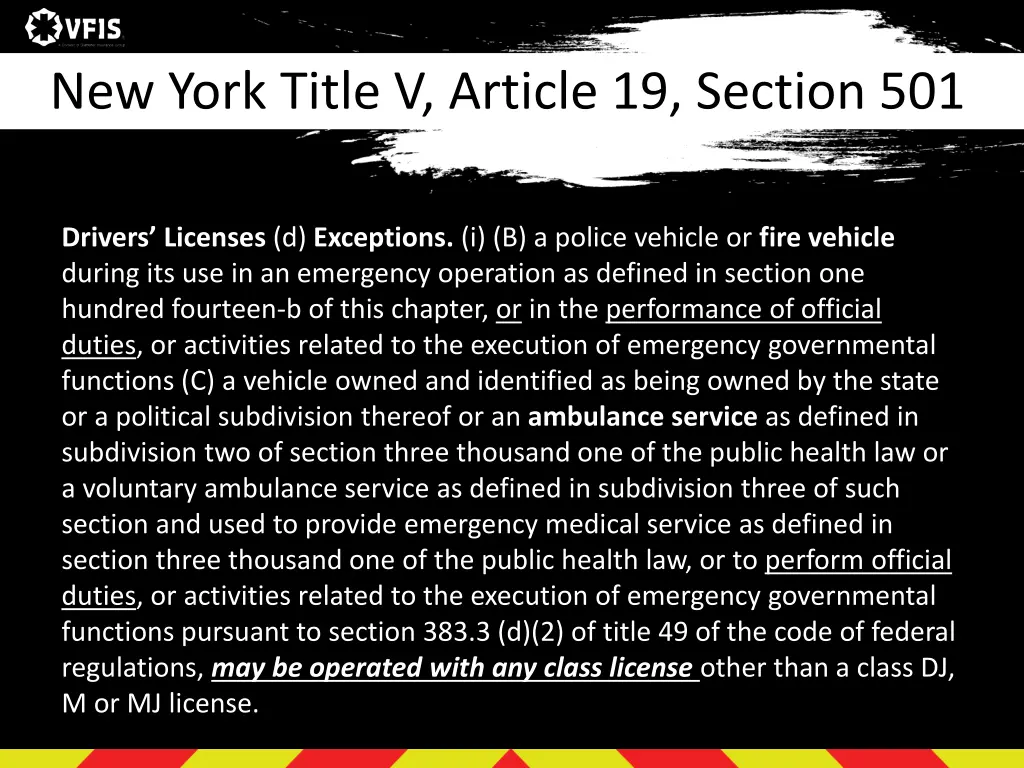 new york title v article 19 section 501