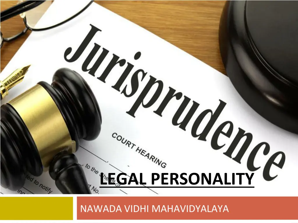 legal personality