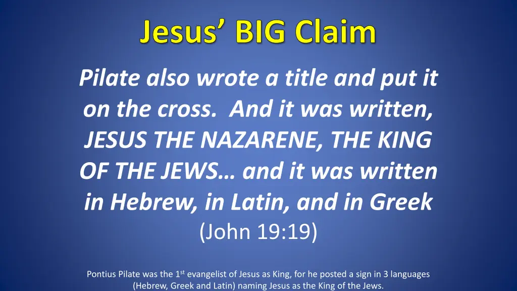 jesus big claim 4