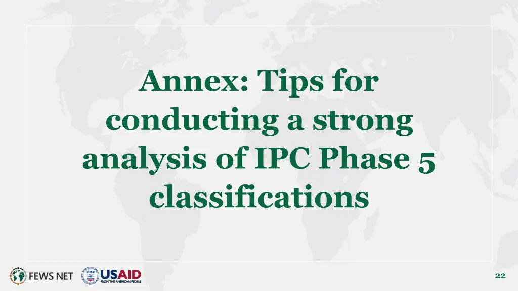 annex tips for conducting a strong analysis