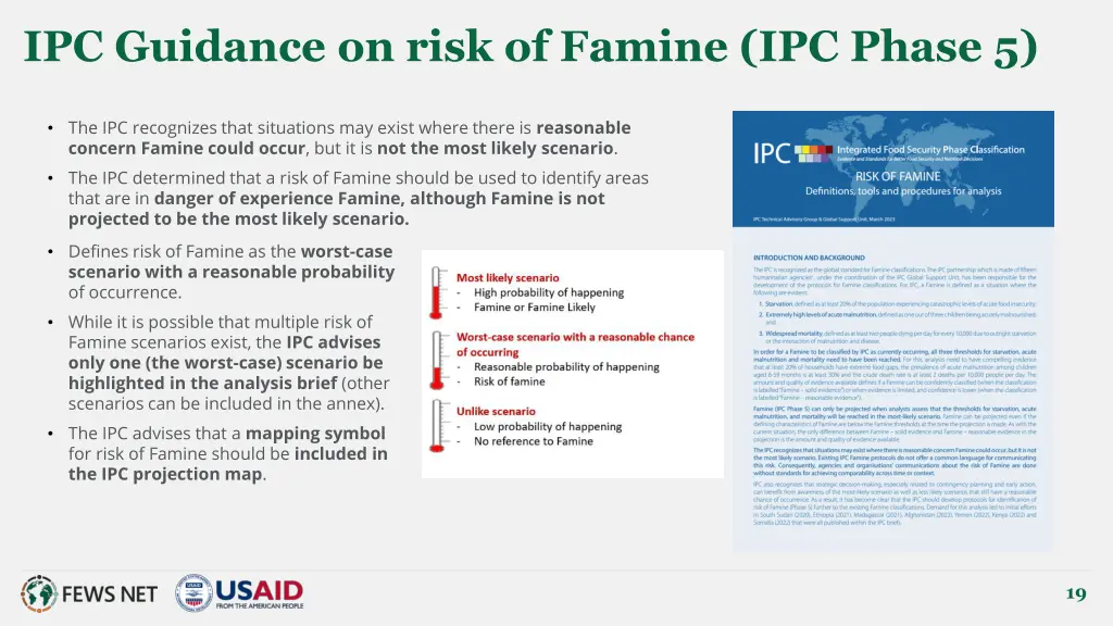ipc guidance on risk of famine ipc phase 5