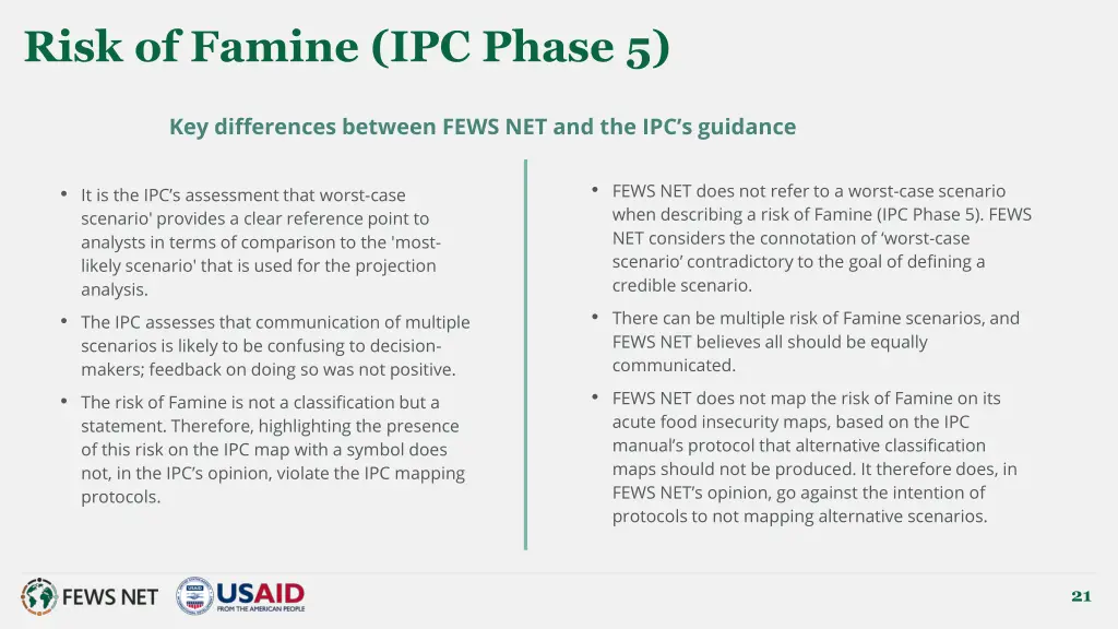 risk of famine ipc phase 5