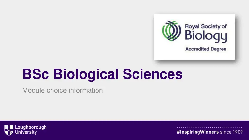 bsc biological sciences