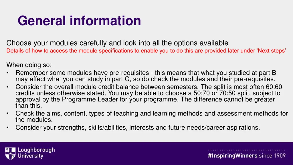 general information